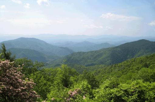 North Carolina's Blue Ridge Mountain
